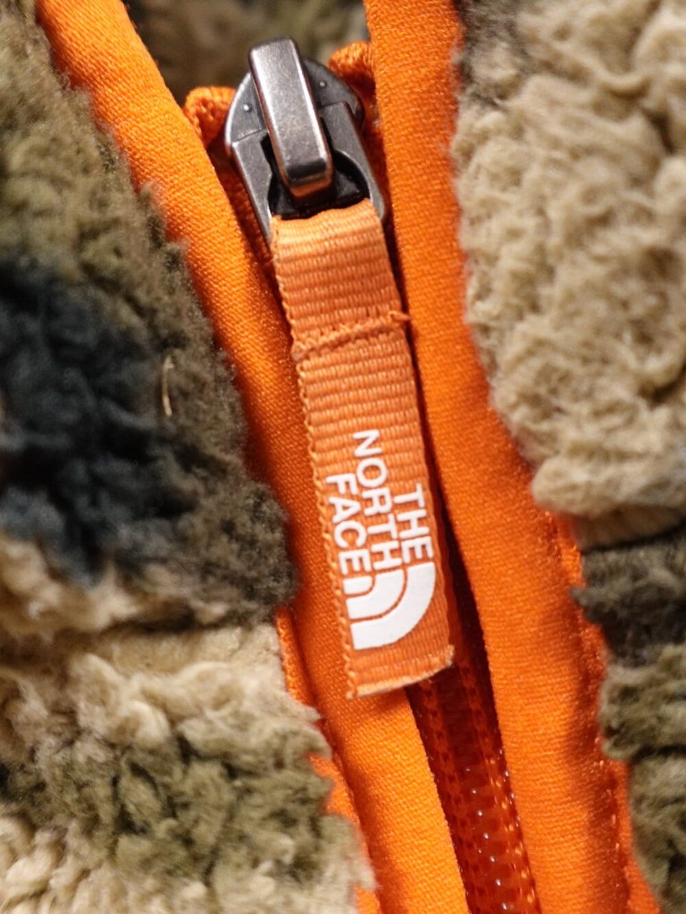 The North Face Campshire Fleece Hoodie Toddler 6T Camo Sherpa Full Zip - Picture 4 of 13